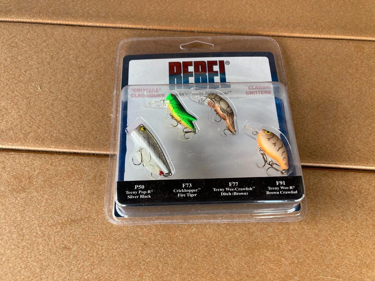 Rebel Classic Critters Fishing Lures 4 Pack