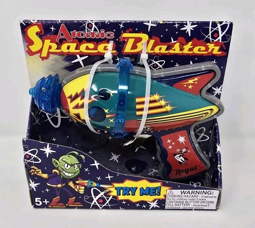 Atomic Space Blaster Blechspielzeugpistole 2016 Regal Toys Retro