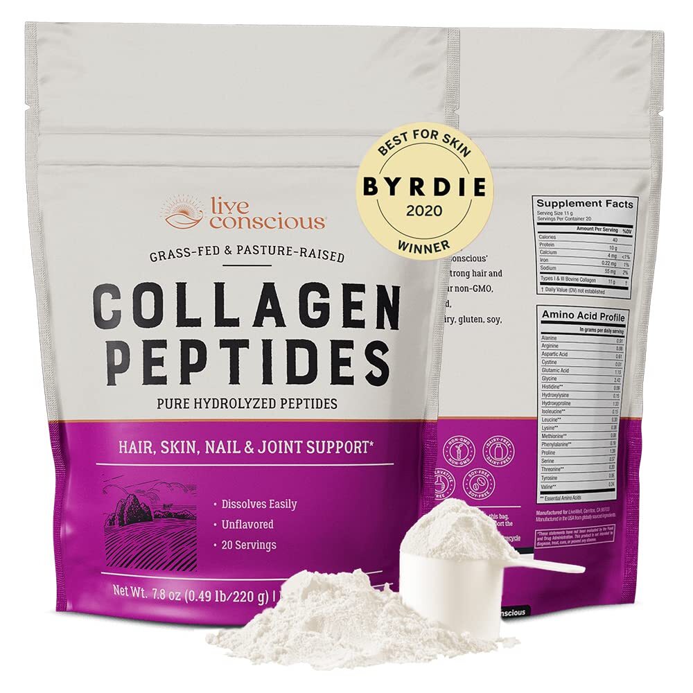 Collagen Powder Hydrolyzed Collagen Peptides Type I & III - Keto & Paleo Frie...