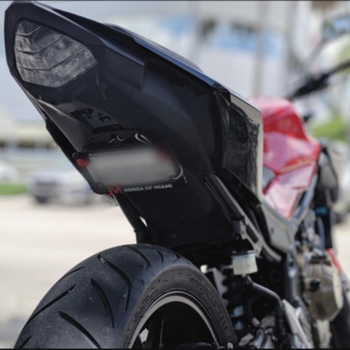 Aluminum License Plate Bracket Tag Taillight Holder Fit ATV Dirt Bike Motorcycle - Picture 7 of 7