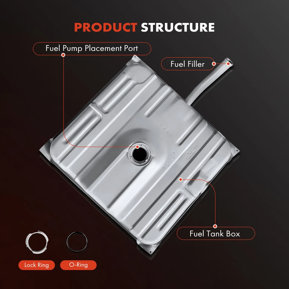 New 26 Gallons Fuel Tank for Pontiac Bonneville Catalina Grandville 1974 495331 - Image 2 of 4