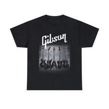 Gibson Black Beautiful Guitars Short Sleeve Tee