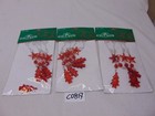 NEW CHRISTMAS DECORATION ORNAMENT KURT ADLER-BIG LOT-PLASTIC STARS & TREES 12 PC
