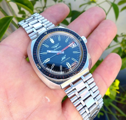LONGINES Ultra Chron Diver 7970-1 w. original bracelet, box & papers!