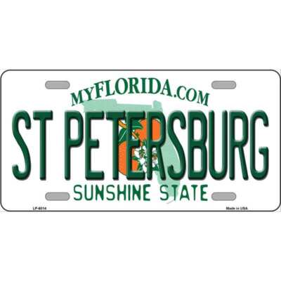 Snowbird Florida Novelty Metal License Plate - 6x12 Inch Aluminum Tag - Weather Resistant Decorative Plate