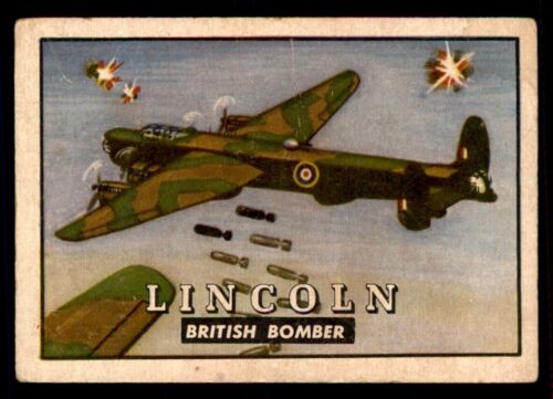 1952 Topps Wings #4 Lincoln VG - Picture 1 of 2