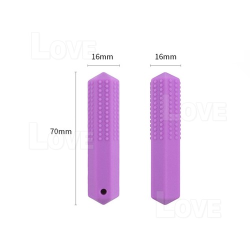 Sensory Chew Necklace Silicone Chewelry Autism ADHD Oral Motor Teether Toys - Picture 6 of 14