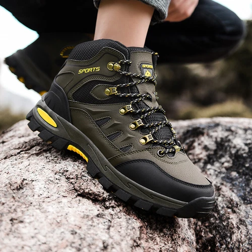 Herren Trekkingschuhe Sneaker Outdoor Wanderschuhe Sportschuhe Schnürschuhe - Bild 7 von 15