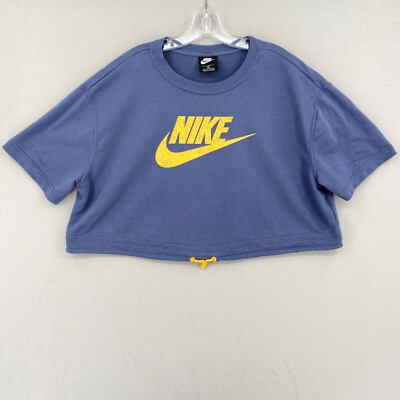 nike crop crew sweatshirt