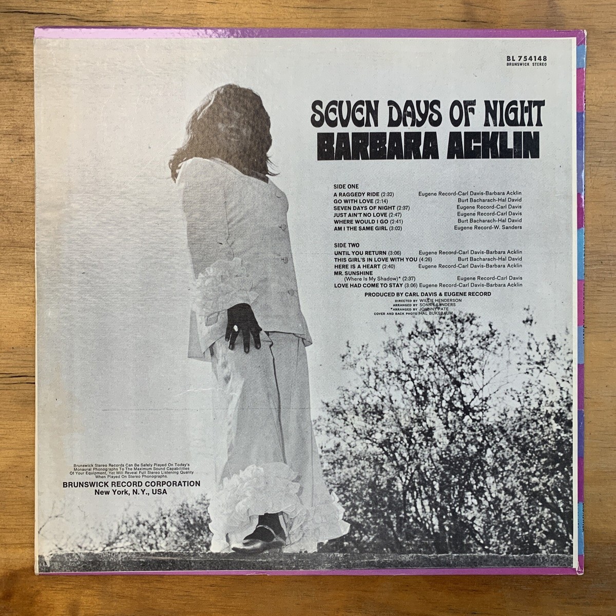 Barbara Acklin - Seven Days Of Night | VG+ | 1969 | PROMO