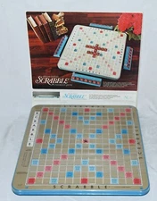 Vtg SCRABBLE Game Deluxe Turntable Ed. No. 71 Selchow & Righter 1972 Rare