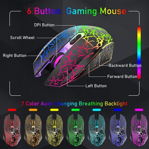2,4G Wireless Gaming -Tastatur & Maus -Dual -Empfänger für PS4, PS5, Xbox - Bild 16 von 24