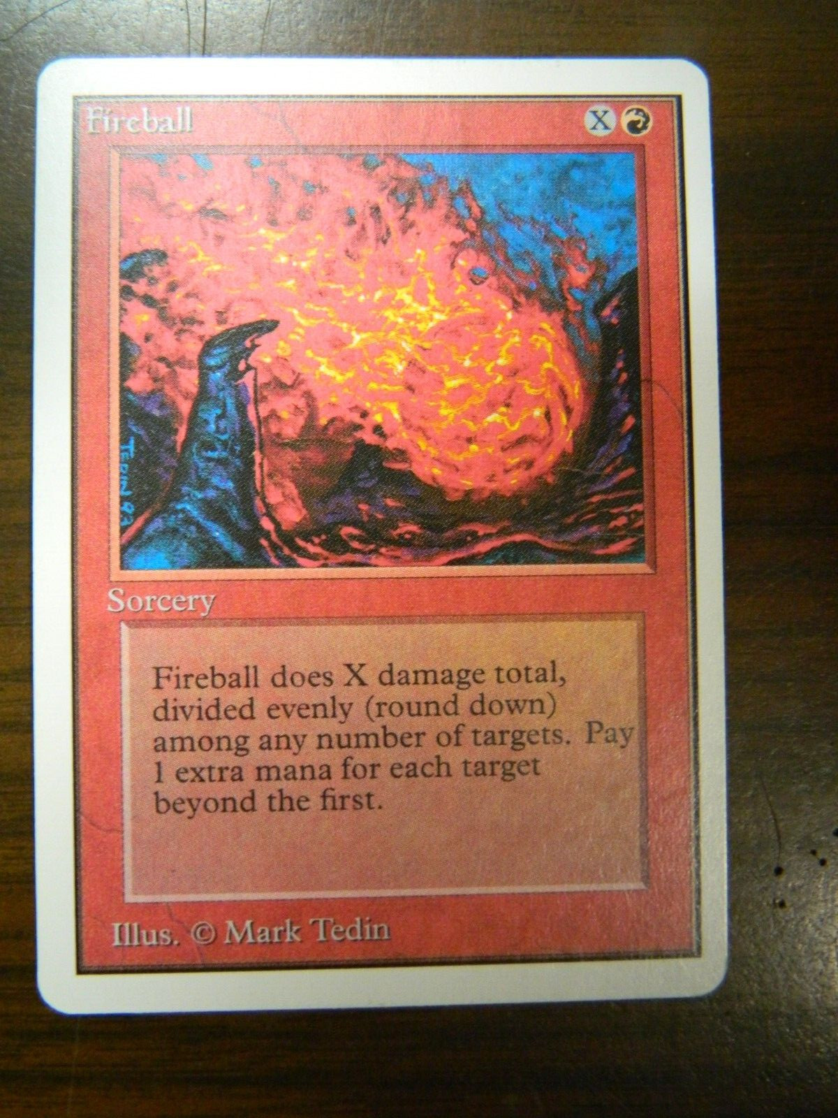 MTG Magic The Gathering Unlimited Fireball LP Condition