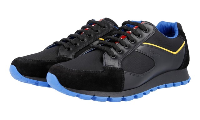 blue prada trainers