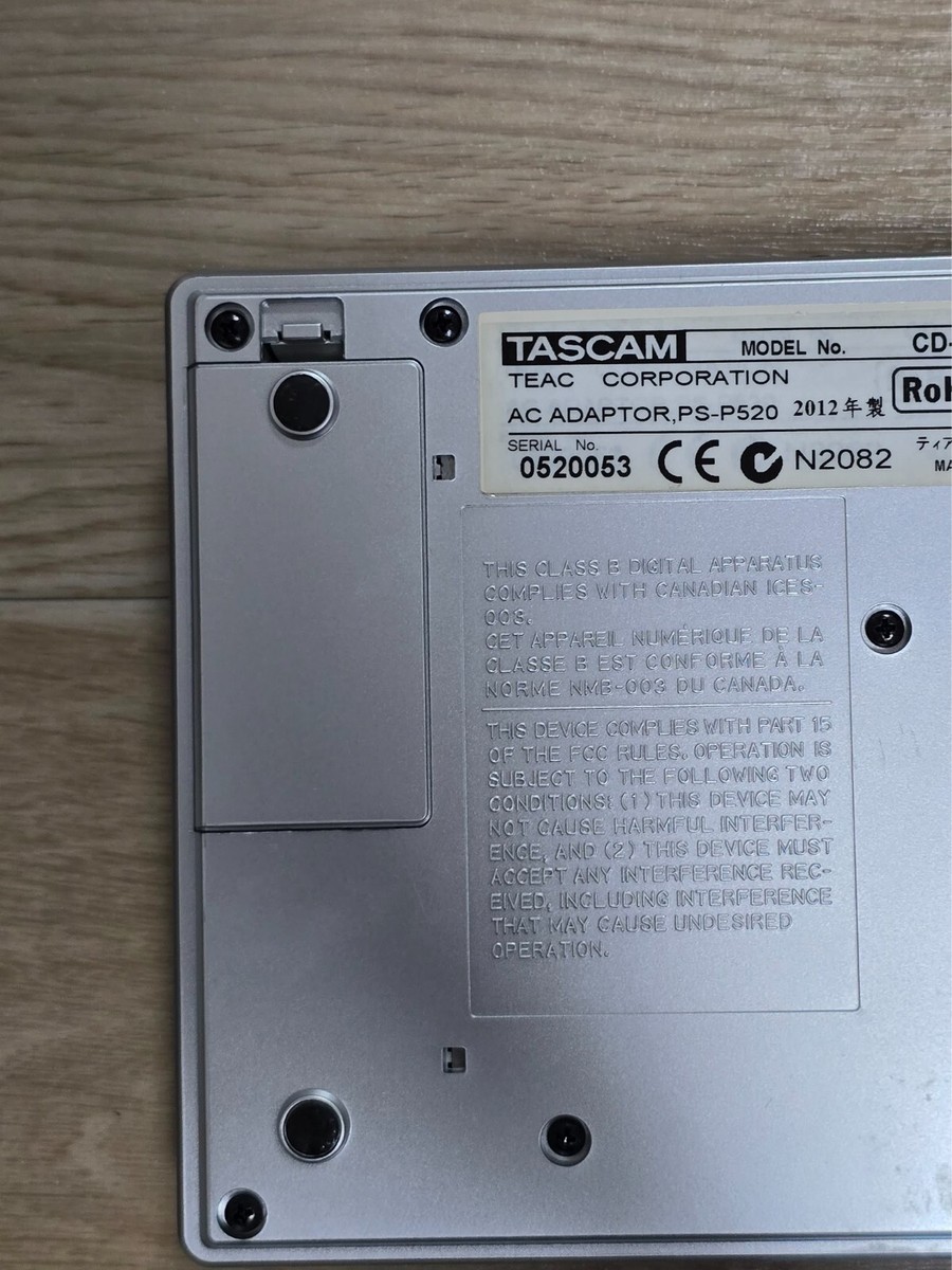 TASCAM CD-BT2 Portable CD Bass Trainer | eBay