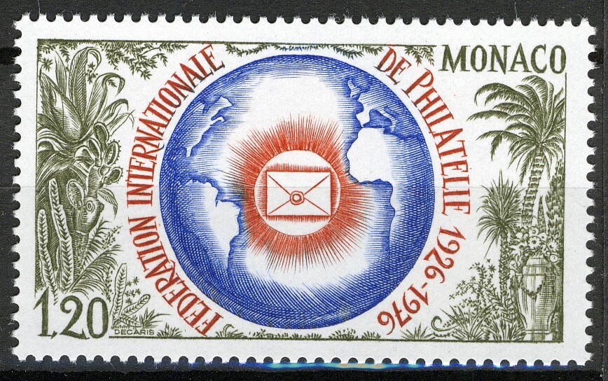 Monaco 1976, 50 years intern Philatelie associations (FIP