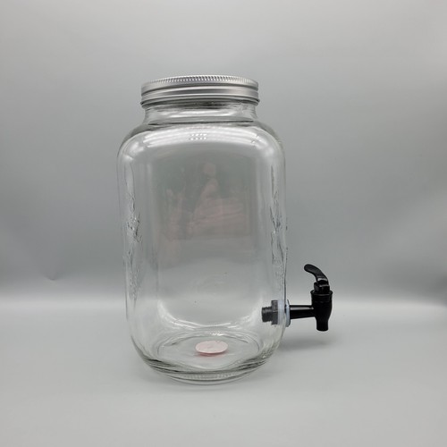 Home Essentials Halloween Cold Drink Dispenser 1 Gallon Glass Zombie Juice Skull - Picture 10 of 19