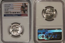 2022 S Sally Ride 25c NGC MS 68 American Women Quarter FIRST DAY of ISSUE