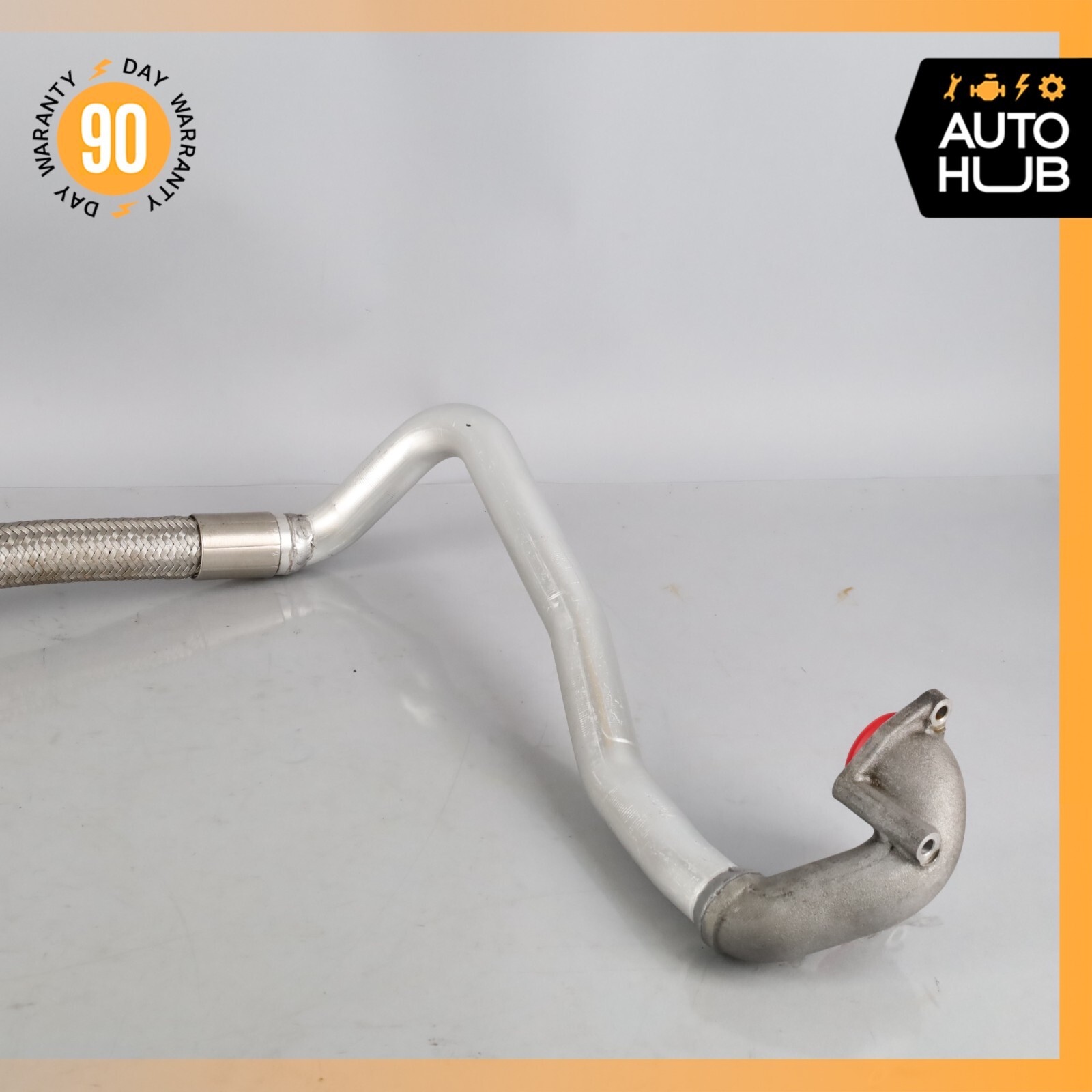 02-07 Maserati Coupe GT 4200 M138 Engine Heat Exchanger Oil Feed Line OEM 50k