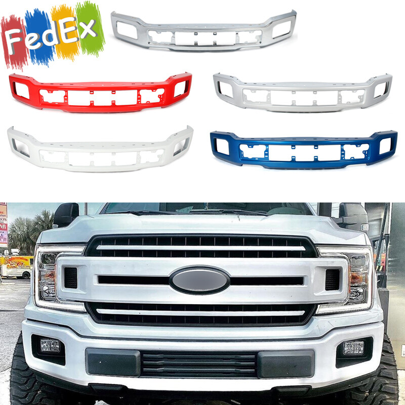 Fit Ford F-150 F150 XLT 2018-2020 Front Bumper Cover W/ Fog Light Hole 14 Colour