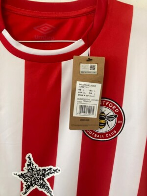 Signed Brentford Shirt Premier League 2021-2022 Eriksen