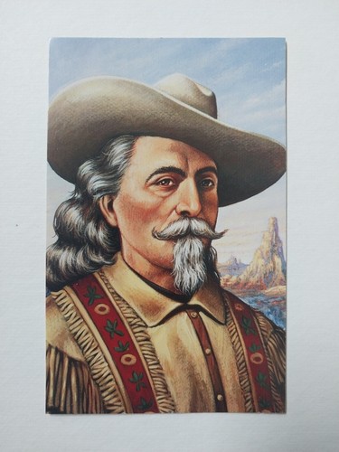 US 1993 Buffalo Bill - Fighter POSTAL CARD MNH , Legends of the West