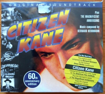 Citizen Kane: ORIGINAL SOUNDTRACK CD (2000) 60th Anniversary Edition New