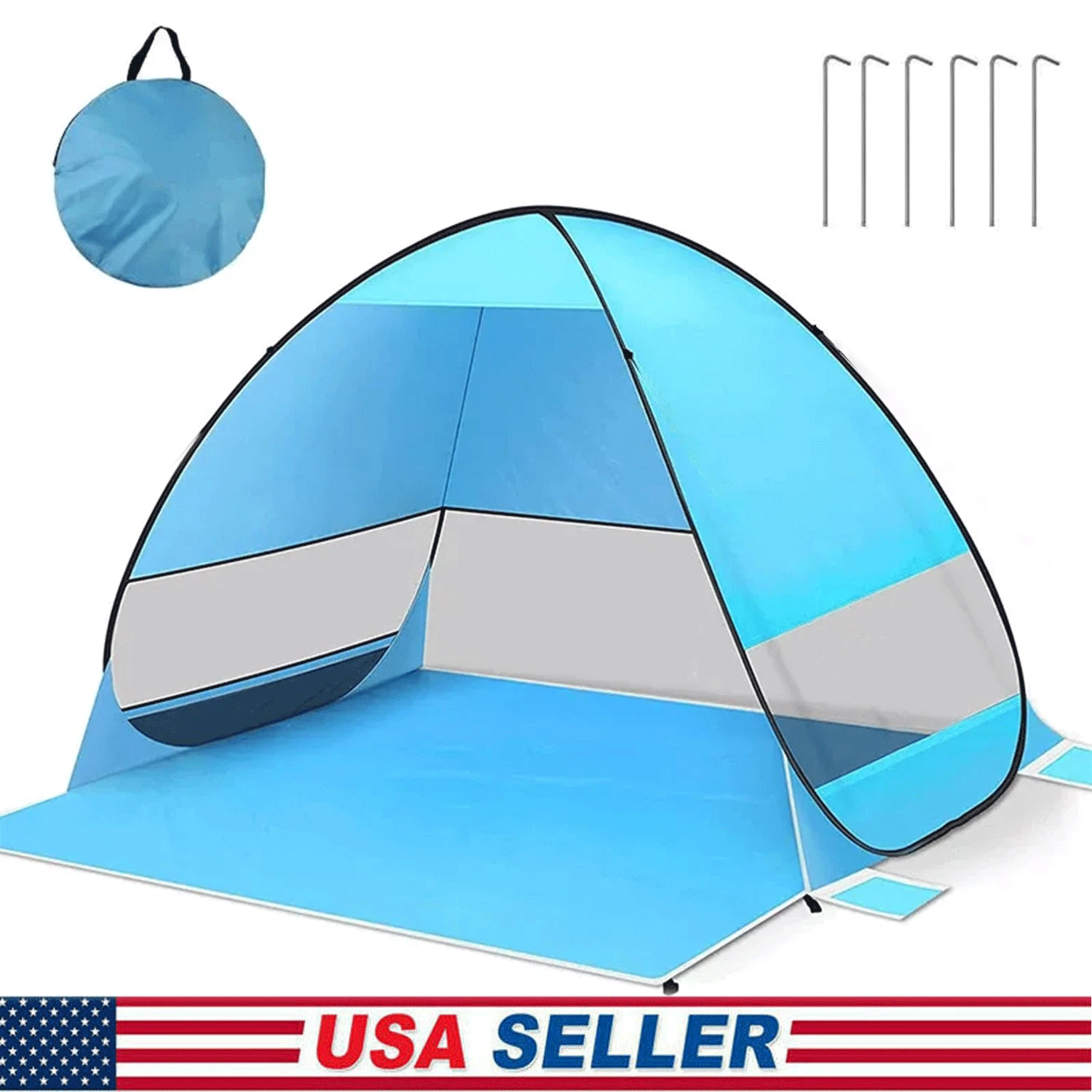 Pop Up Beach Tent Portable Sun Shade Shelter Outdoor Camping Fishing Canopy