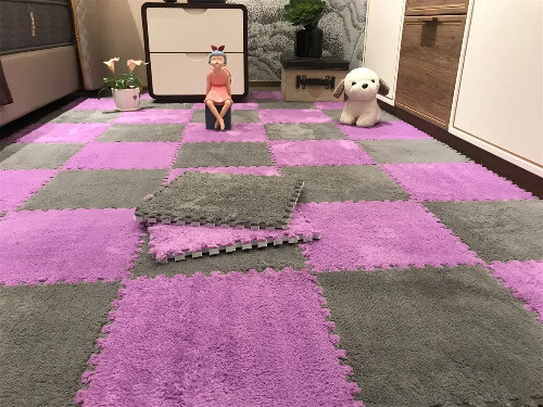 Soft Plush Mat Baby Play Mat Baby Toys Eva Foam Puzzle Carpet Keep Floor Mat - Bild 10 von 34
