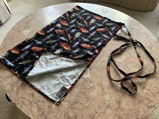 Chef Works Tie Around Fish Print Apron