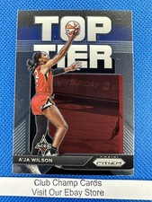 2023 #6 A'Ja Wilson WNBA Panini Prizm Basketball TOP TIER Insert Aces