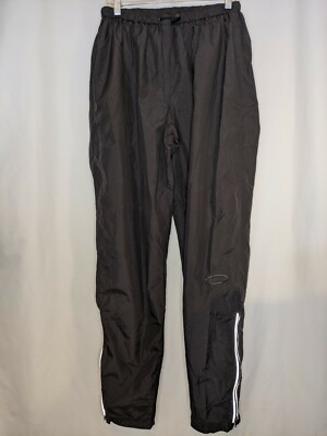 Performance USA Cycling Mens L Technical Cycling Warm Up Pant Ankle Zip Black