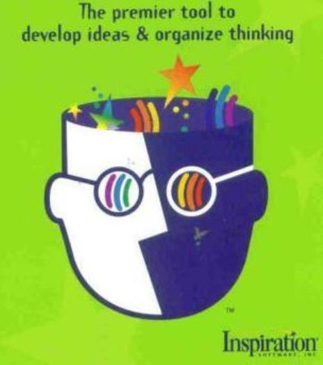 Inspiration 7.6 PC MAC CD brainstorming, thinking develop ideas visual tools