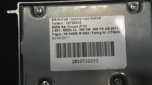 BMW F07 F10 F11 F06 F01 F18 F13 Steuergerät für KaFAS Kamera 9252816 - Picture 3 of 3