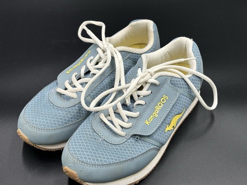 KangaROOS Signature Zippered Pocket Sides Women’s Sneakers Size 8.5 Blue Yellow - Picture 6 of 18