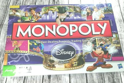 MONOPOLY Disney Edition 2009 HASBRO Disney Monopoly Family | eBay