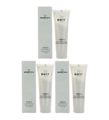 Monteil Pure-N (W)Balancing Purifying Creme 24h 1.7 NIB 3PK