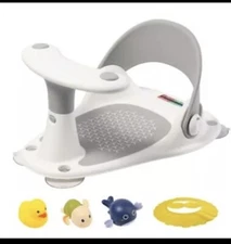 Baby Bath Seat  Baby Bathtub Seat Infant Bath Seat for Babies 6 Months&Up Grey