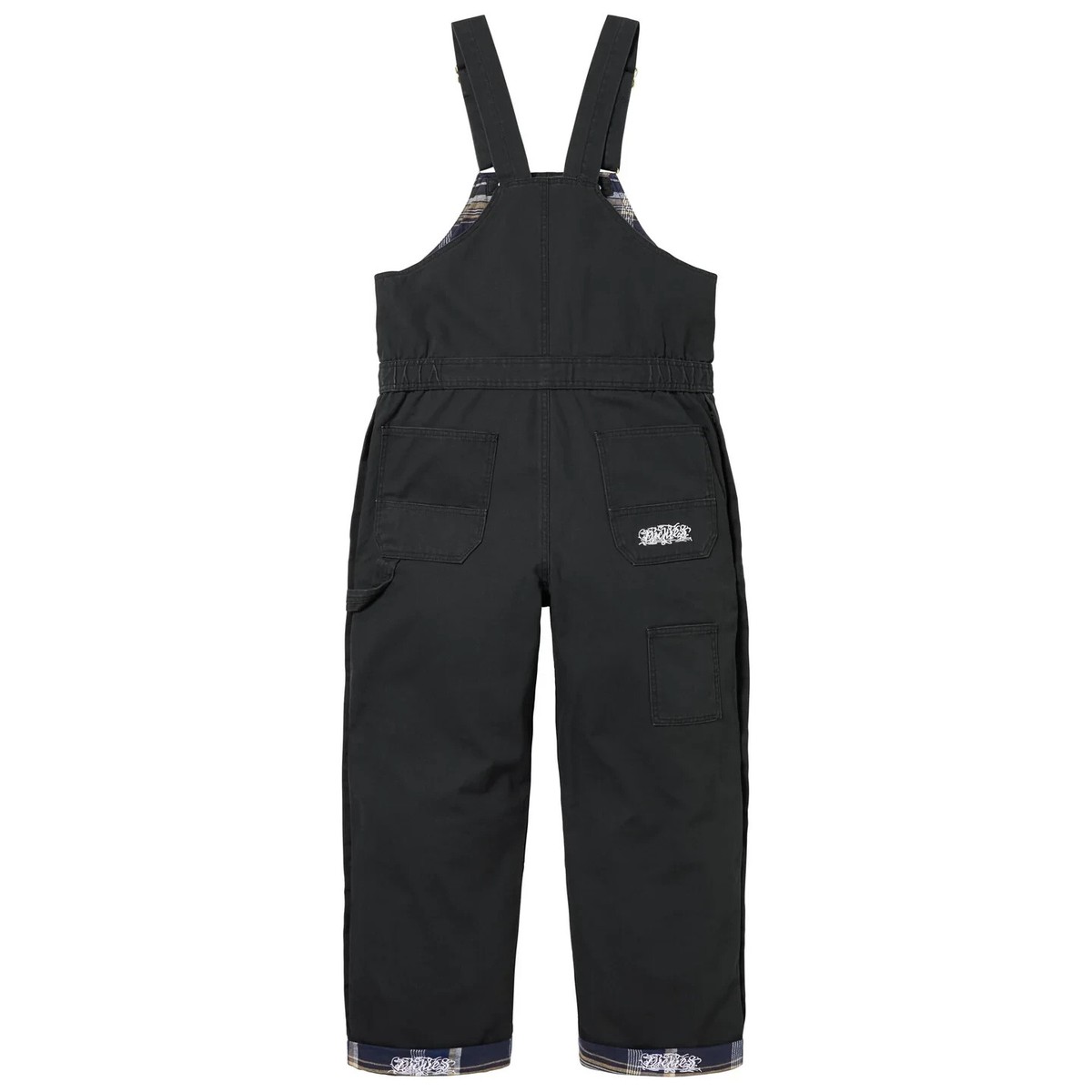 Supreme x Dickies Flannel Lined Overall Black Royal Pink 3colors
