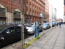 Photo 6x4 Electric-run cars being recharged in Adelaide Street, Belfast B c2015