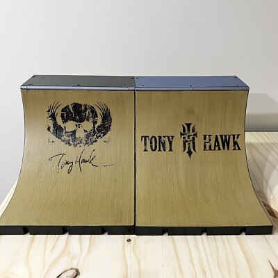 Tech Deck Ramps Tony Hawk With Grind Sound FX Half Pipe Fingerboard 2007  READ