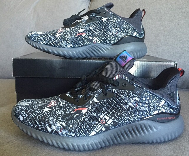 Adidas Alphabounce Runing Shoes Star Wars BW1117 Limited Edition Sz 5.5 6  6.5 7Y for sale online