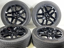 20" CHEVROLET BLAZER GLOSS BLACK WHEELS RIMS & TIRES OEM SET (4) 2019-2021 5849