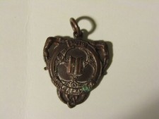 Antique bronze Irish Feis dancing medal - Genuine vintage celtic 