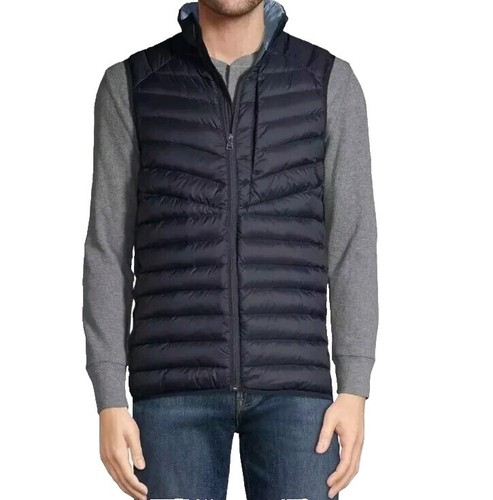 LANDS’ END Down Vest XXL Brown Lands End Down Vest Mens 2XL Brown Quilted Puffer Insulated