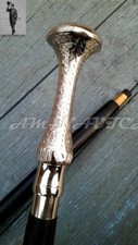 Nautical Designer Brass Head Handle Wooden Walking Cane Stick Christmas Gift