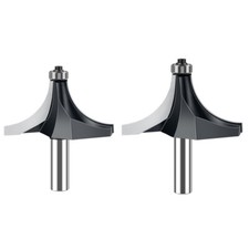 1/2 Shank 3.2mm-38mm Radius Round Over Edge Forming Router Bit Cutter Ø19-89mm
