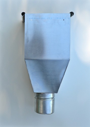 Boite à eau moulurée ø 80 ou 100 mm ZINC ou CUIVRE cuvette de branchement NEUF - Afbeelding 11 van 22