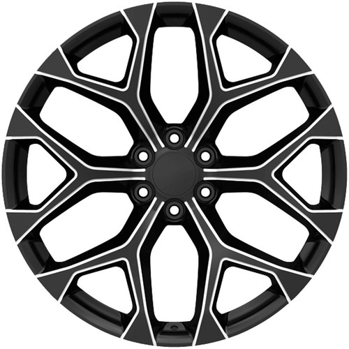20x9 +24 Performance Replicas PR177 6x5.5 Gloss Black Milled Wheels (Set of 4) - Picture 3 of 3