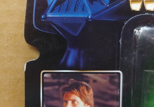 Star Wars Han Solo Bespin 1997 POTF2 LPC German WAHL Sticker Long Picture Card - Picture 4 of 13